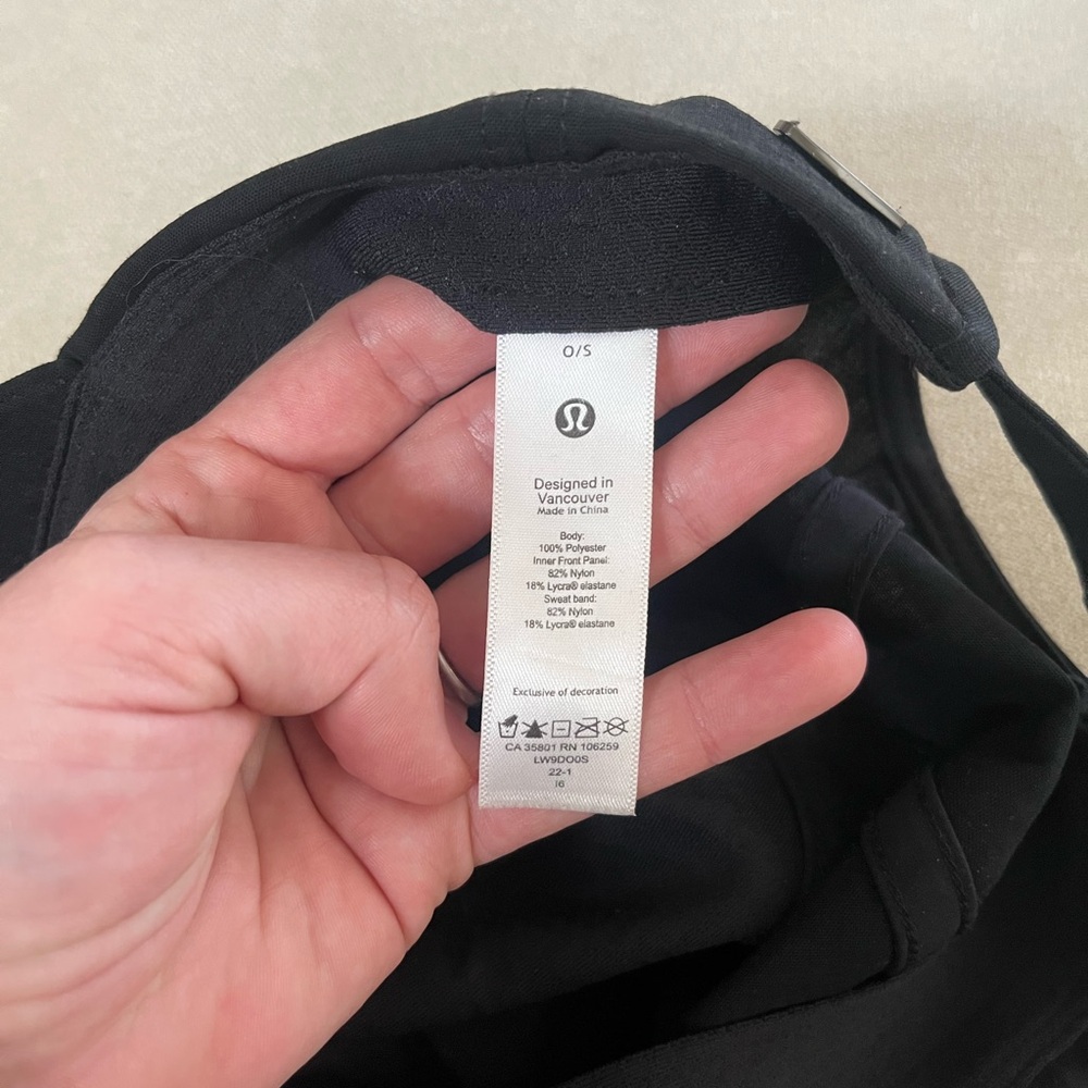 Lululemon Black Hat